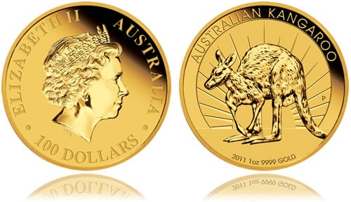 australian gold kangaroo coin a good collectible coin