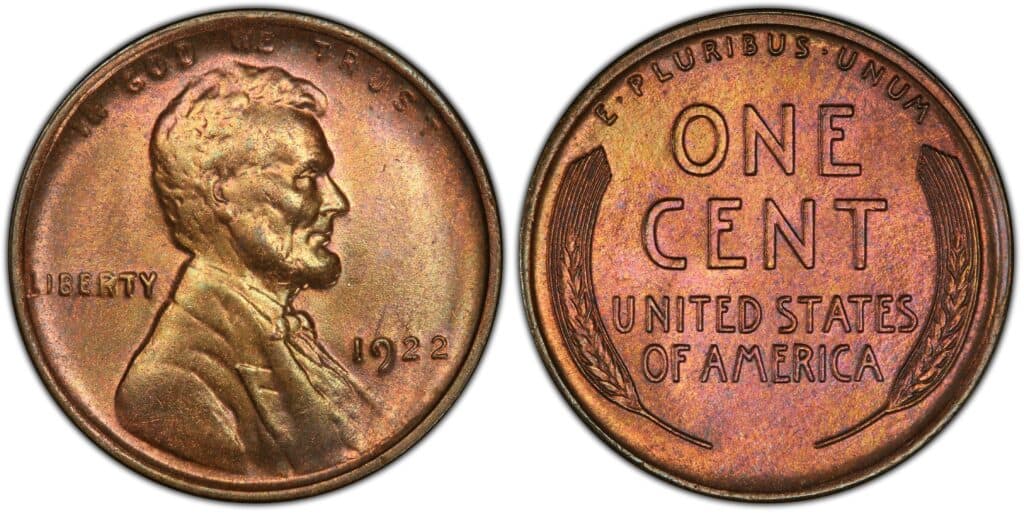 1922 Plain Wheat Penny