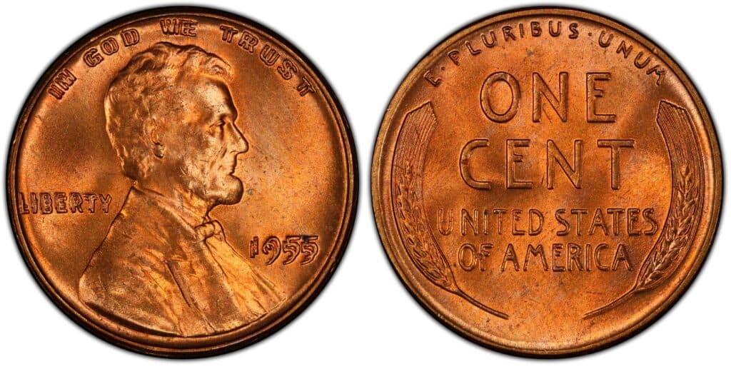 1955 Doubled Die Obverse Wheat Penny