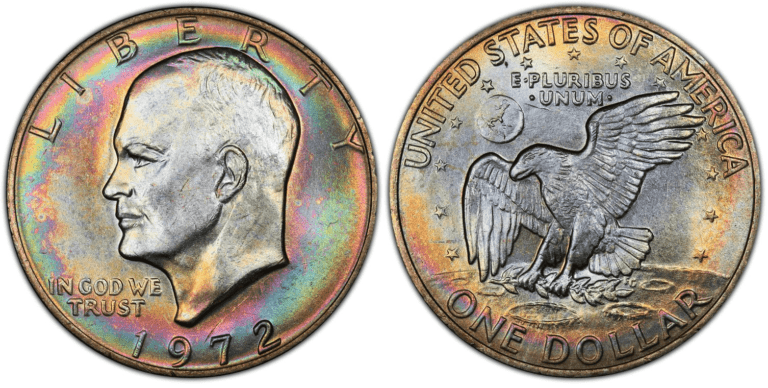 melt value 1972 ike silver dollar