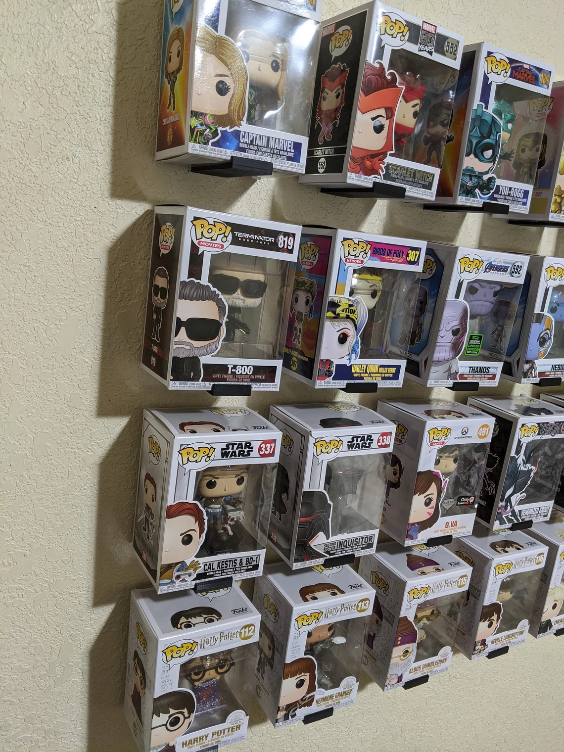 Funko Pop shelf display