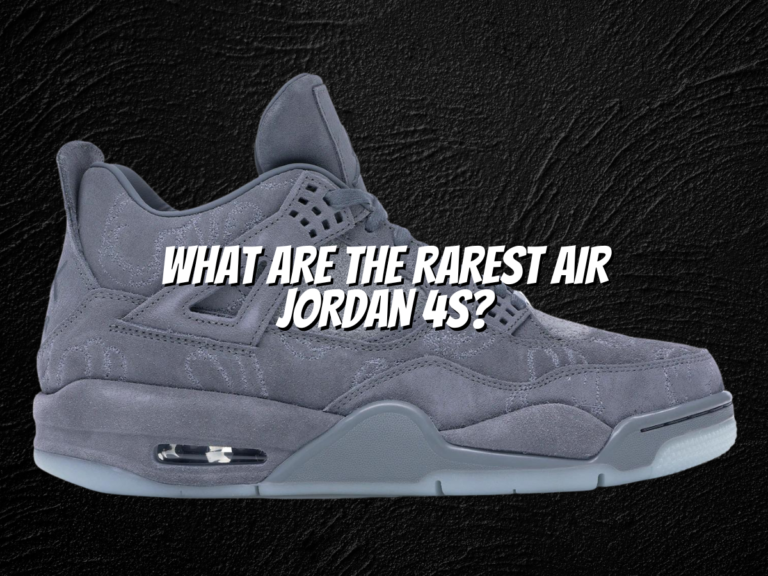 What Are The Rarest Air Jordan 4s? - The Collectors Guides Centre