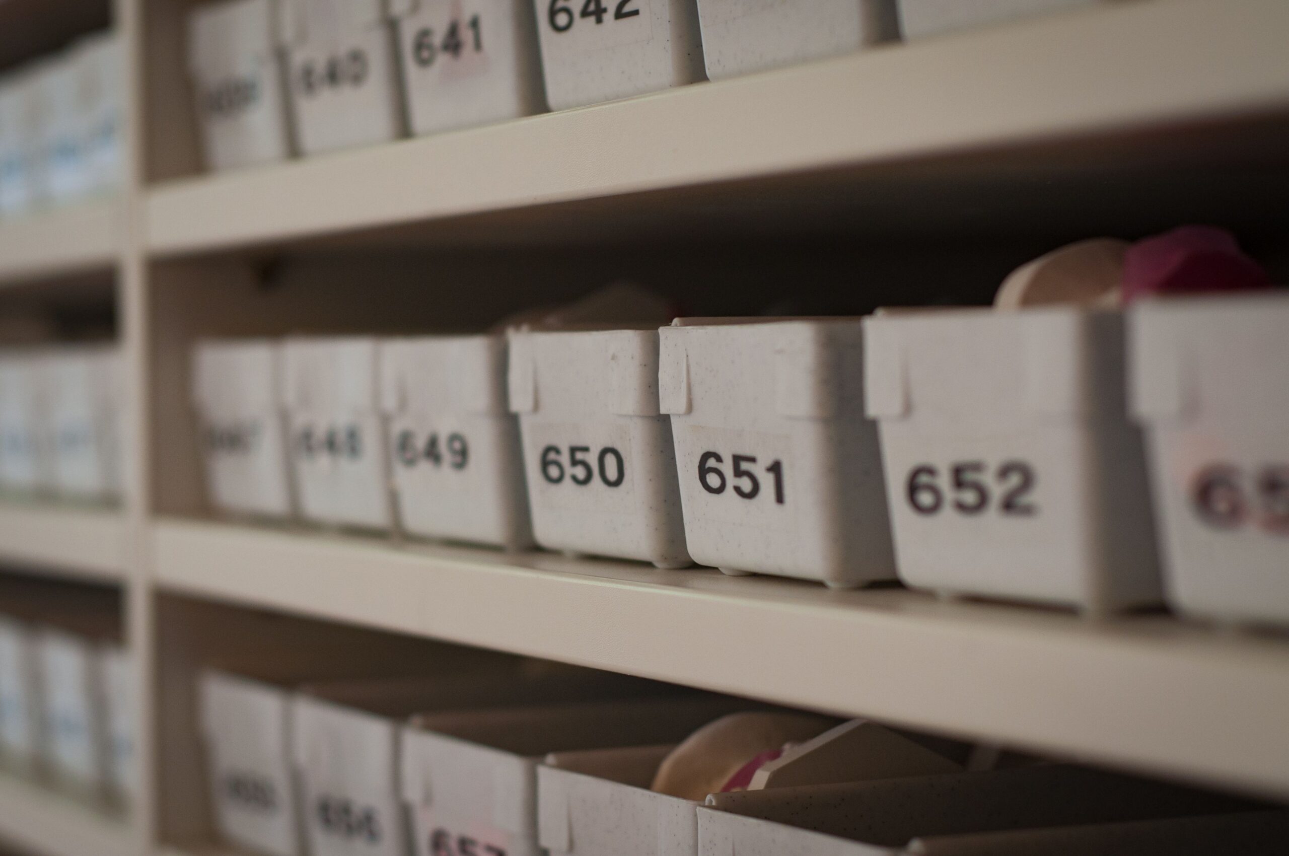 Numbered storage containers for safely storing collectibles