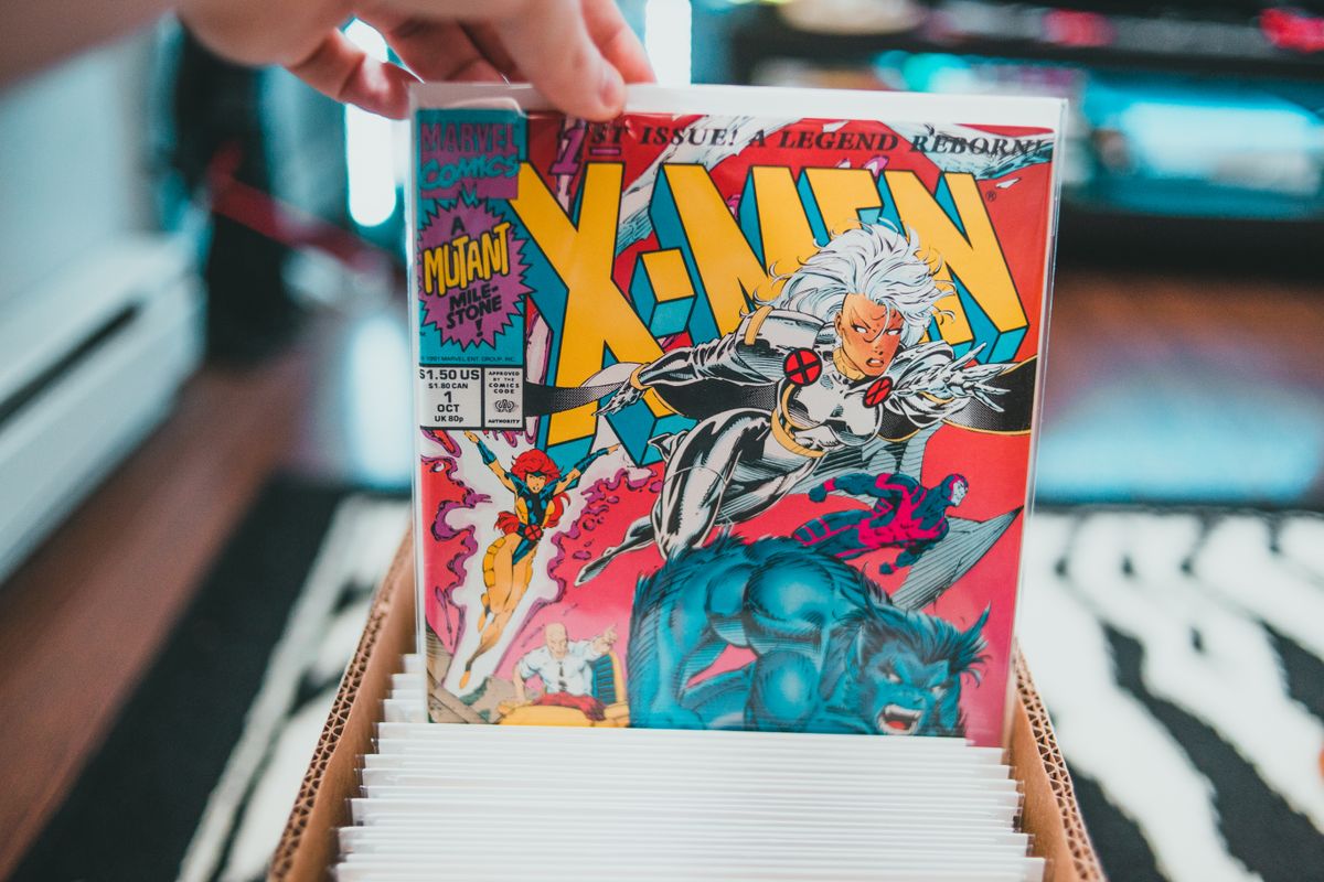 Comic Book Collecting Guide for Beginners 3 Collection of various comic books in storage box