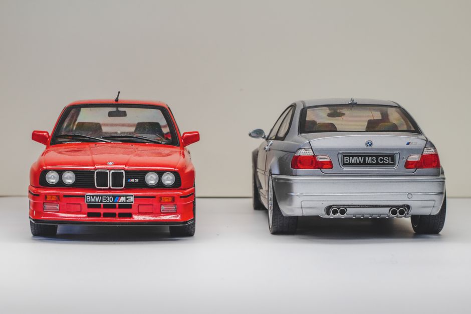 Die-cast Collecting on a Budget — The Best Models Under $20 That Hold Value 2 Front and rear view comparison of two die-cast BMW model cars showing mint condition details