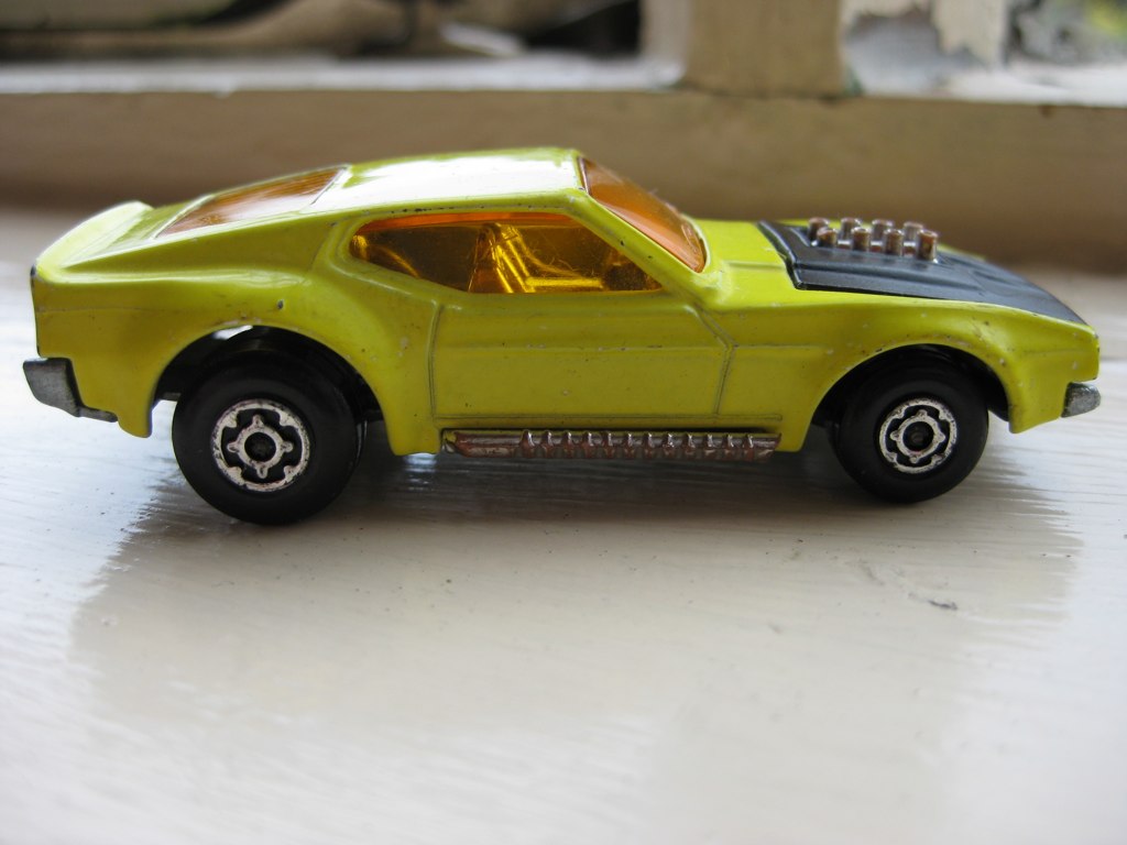 Matchbox and Hot Wheels Packaging Differences That Change Collector Value 2 1972 Matchbox Boss Mustang toy car