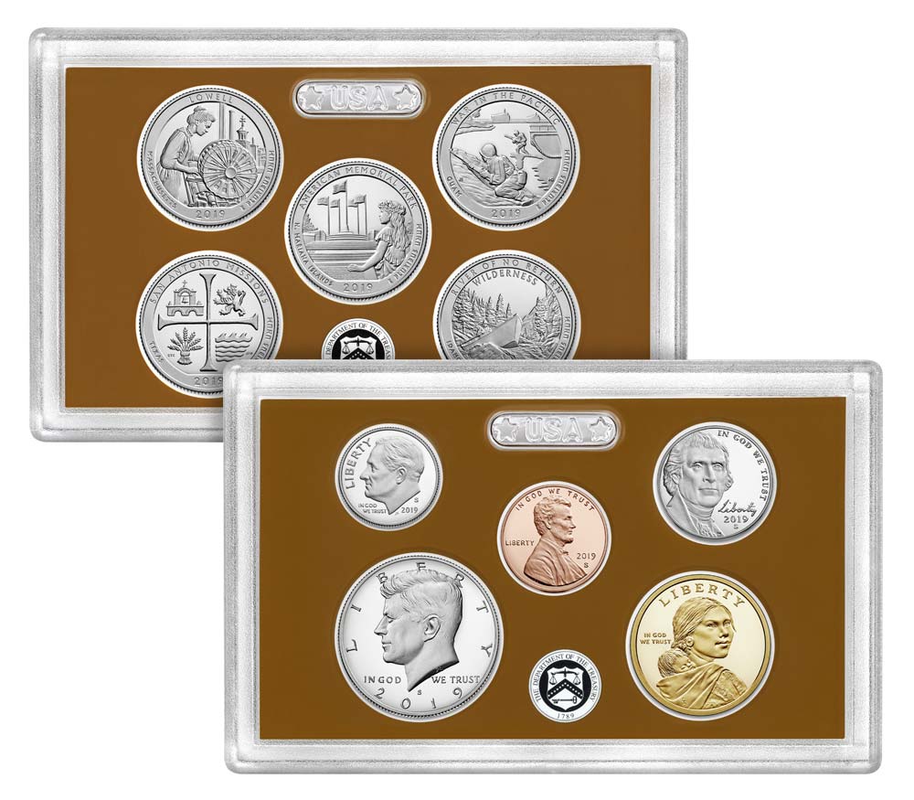 2019 US Mint proof set in original packaging