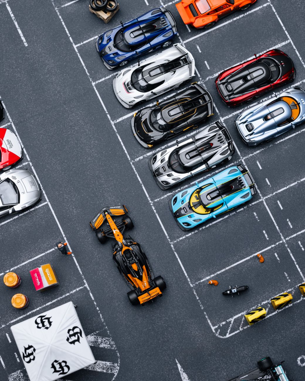 various diecast model cars